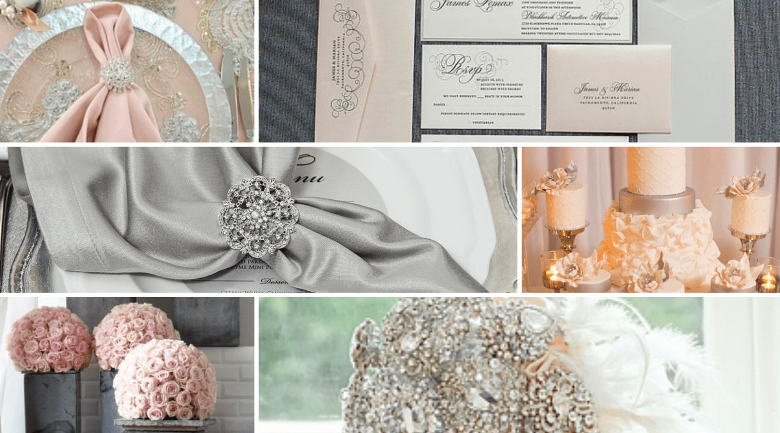 Blush Pink and Grey Color Inspiration