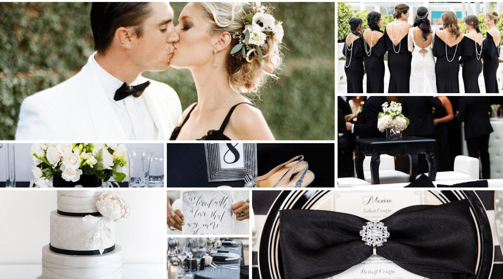 Black and White Wedding Inspiration