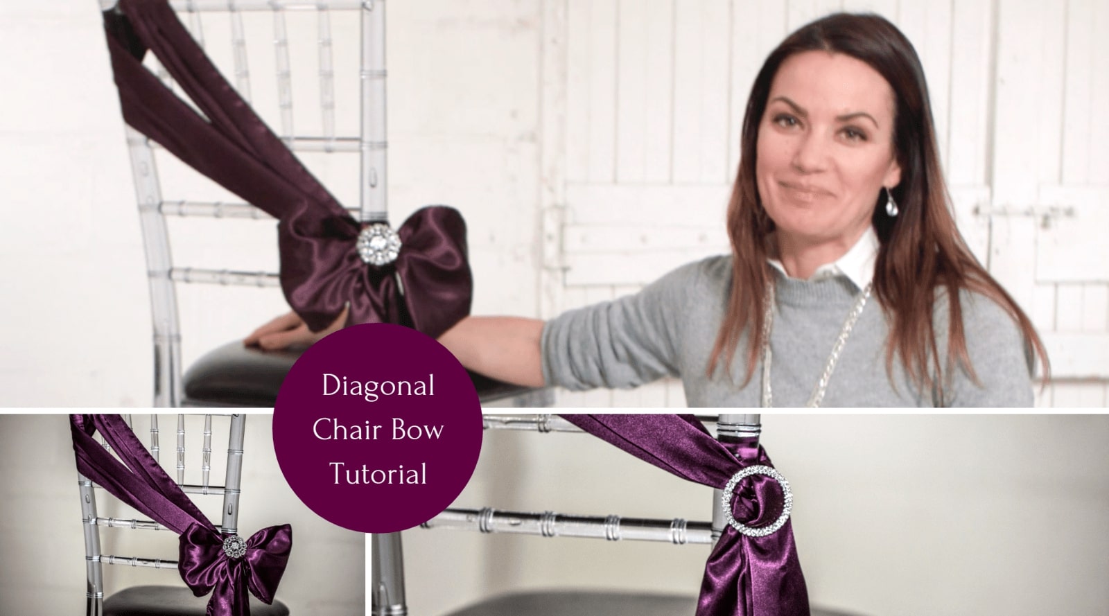 how to tie chair sash bow