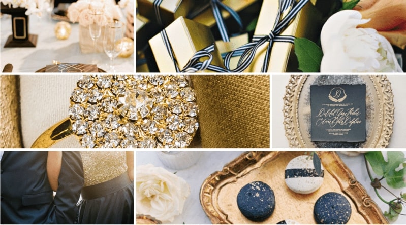 Black and Gold Wedding Inspiration