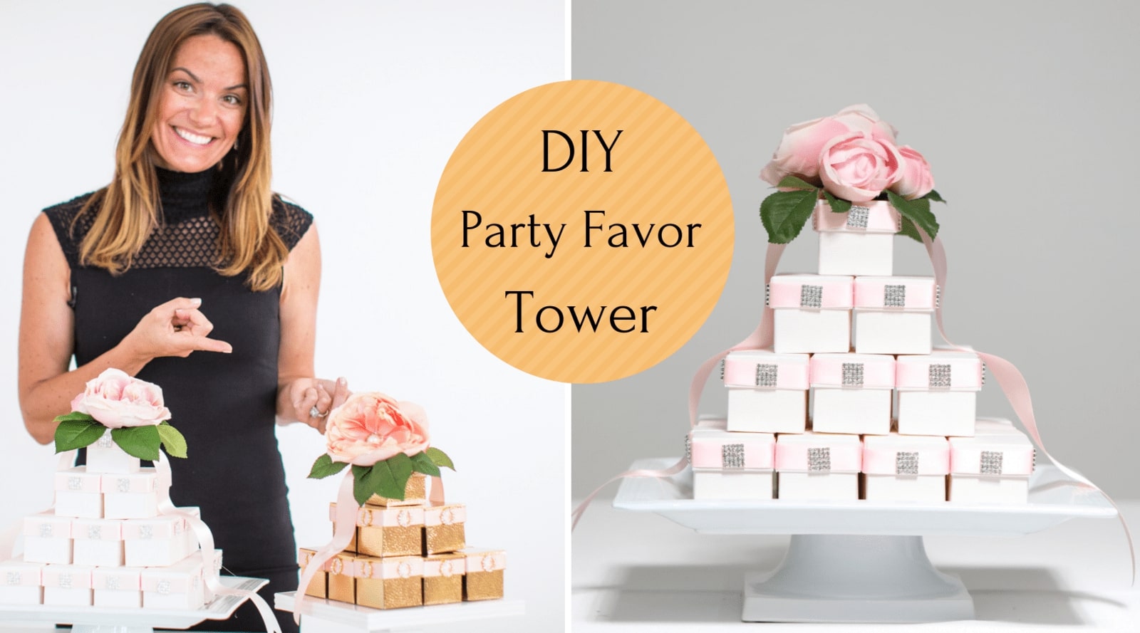 Wedding Favor Box Decoration Ideas - YouTube Tutorial