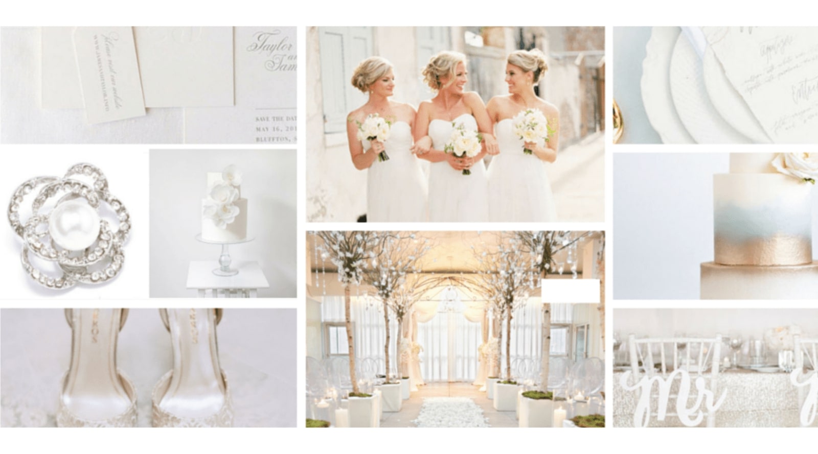 White Wedding Theme Inspiration