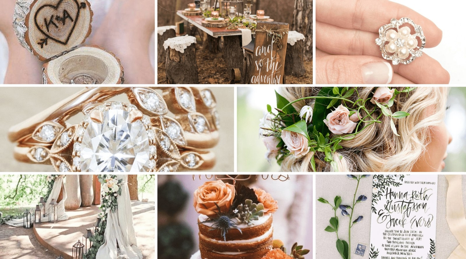Woodlands Wedding Theme Inspiration