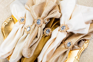 Wedding Gold Crystal Napkin Ring