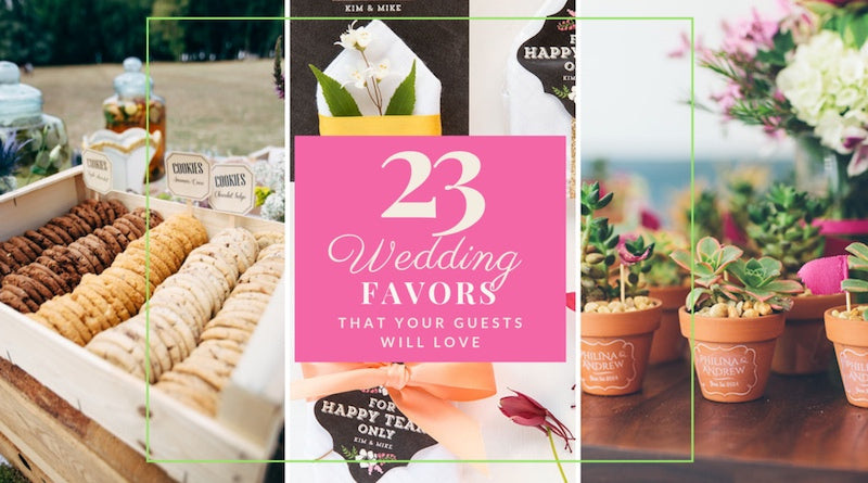 23 wedding favor ideas