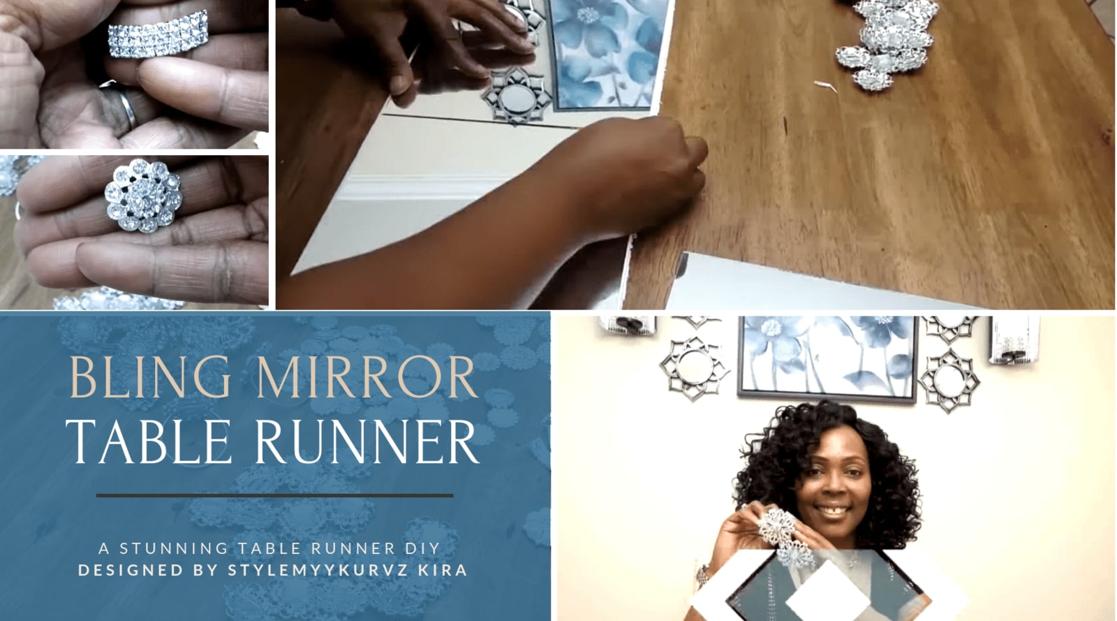 Rhinestone mirror  Mirror frame diy, Glam mirror diy, Picture frame decor
