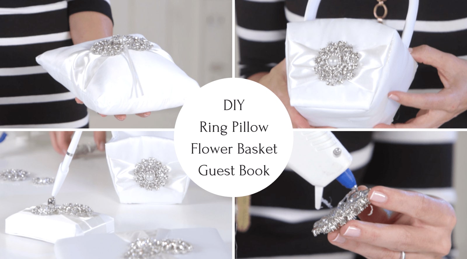 Embroidered Ring Bearer Pillow - Aisle Society