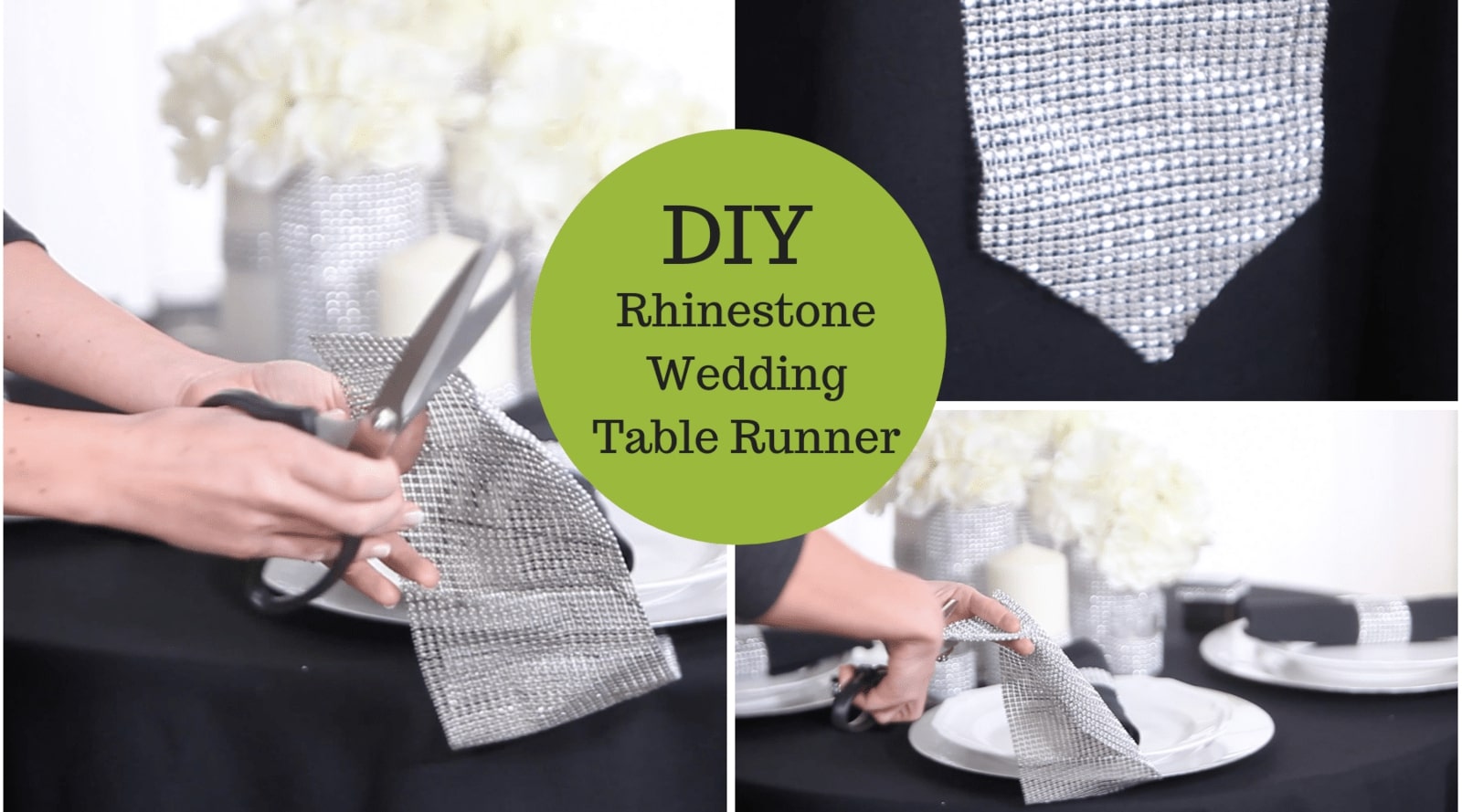 DIY Rhinestone Table Runner – Our Easiest One Yet
