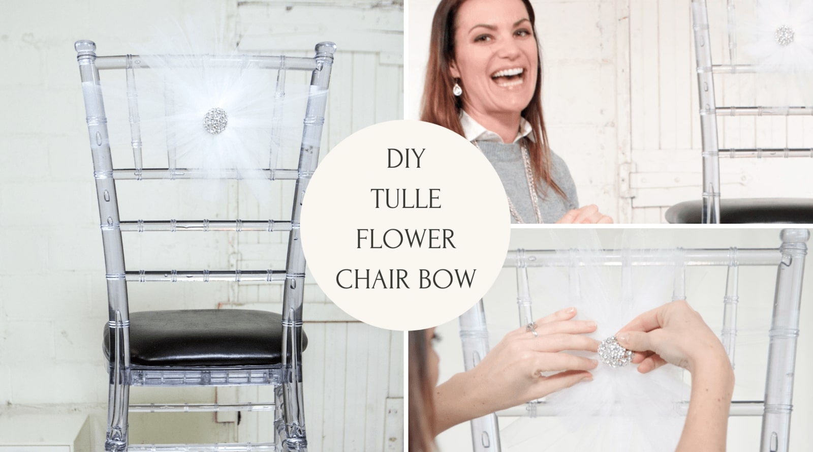 How to Make Tulle Bows for Chairs
