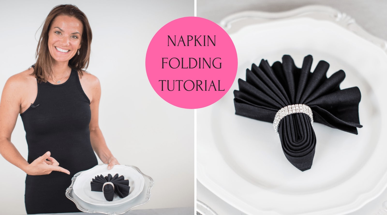 Napkin Fold for Wedding Fan Napkin Fold Tutorial - Quick, Easy and Stylish