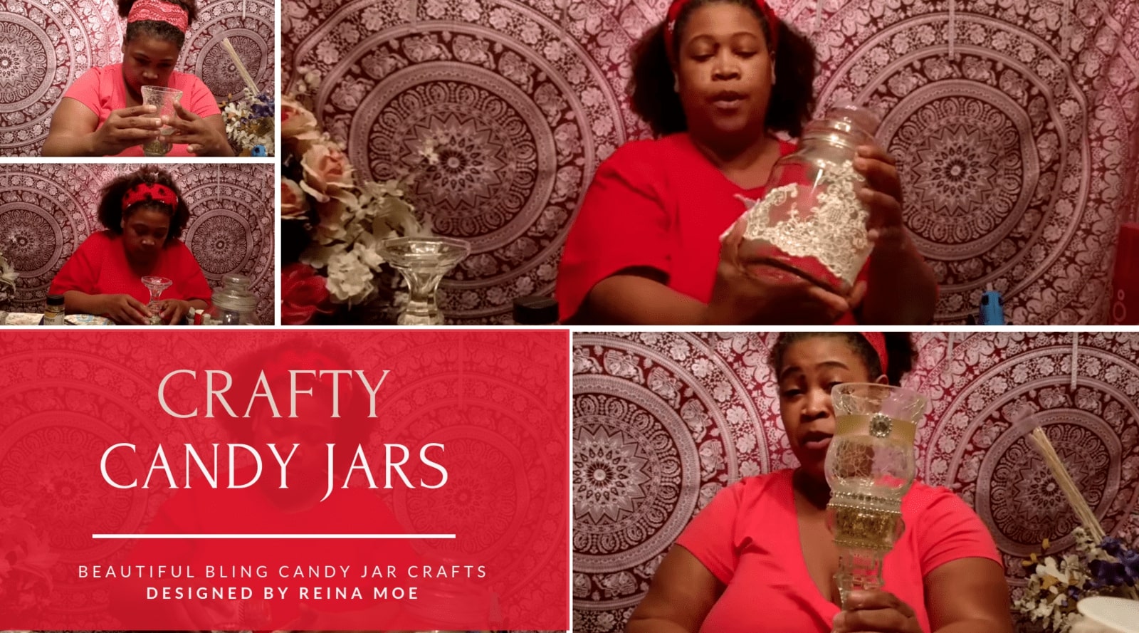 Reina Moe's Crafting with Candy Jars DIY Tutorial