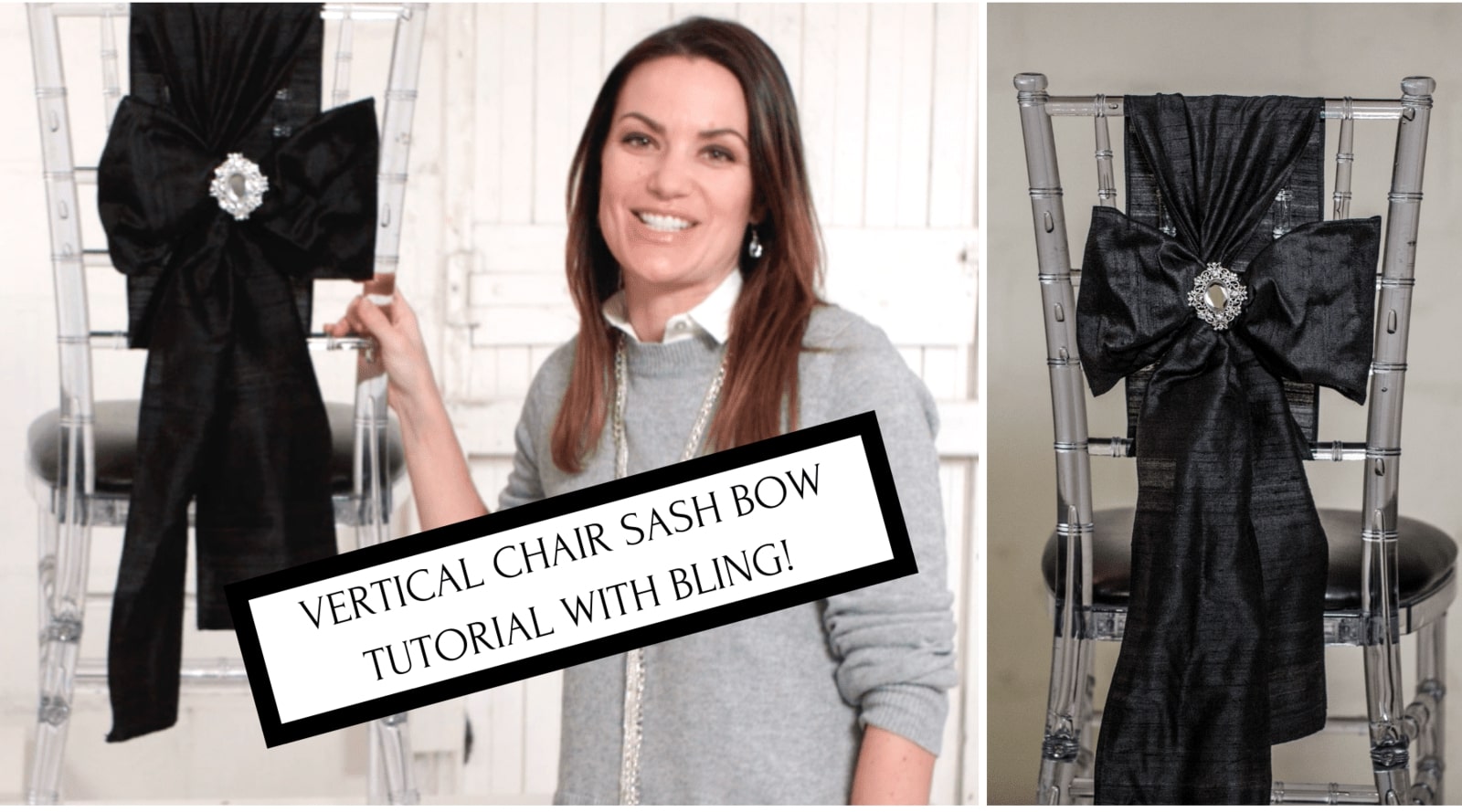 How to Tie a Vertical Chair Sash