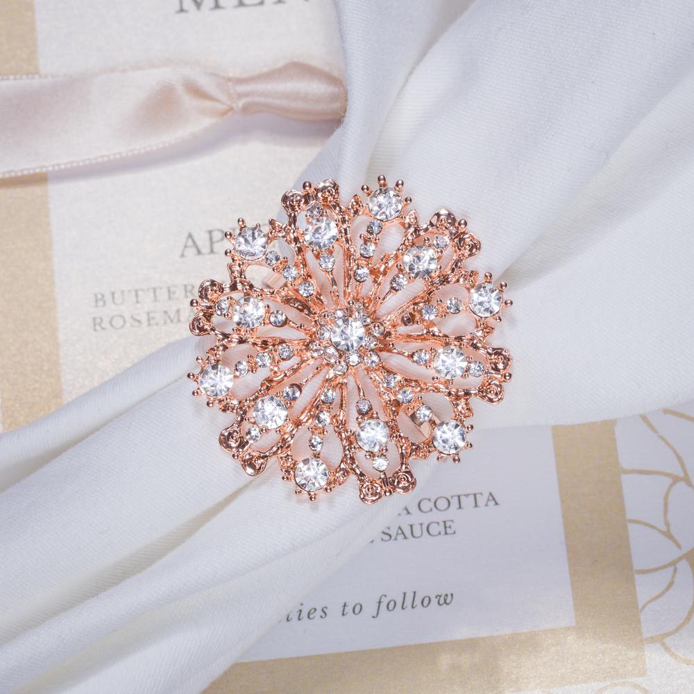 Rose Gold Rhinestones