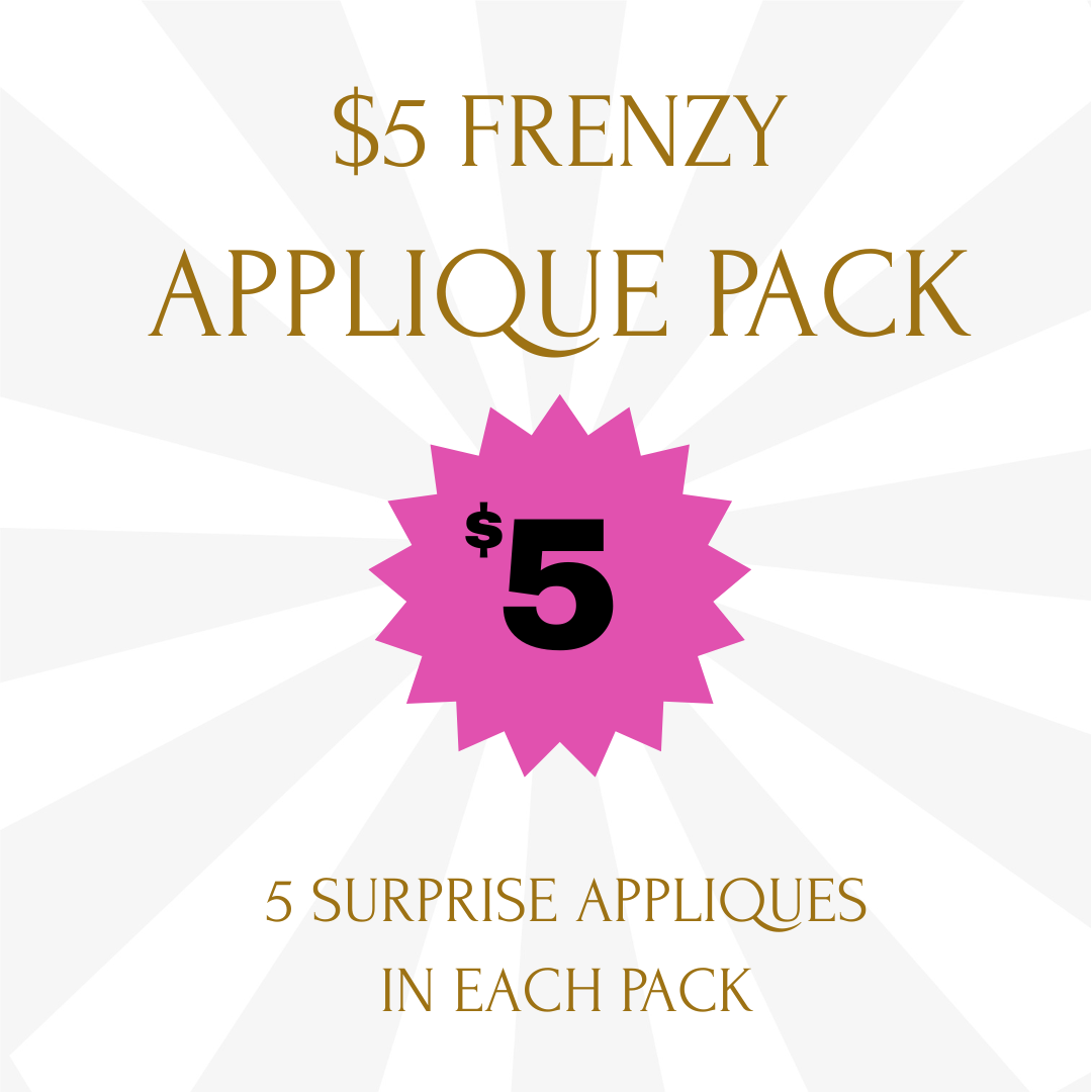 $5 FRENZY Applique Pack