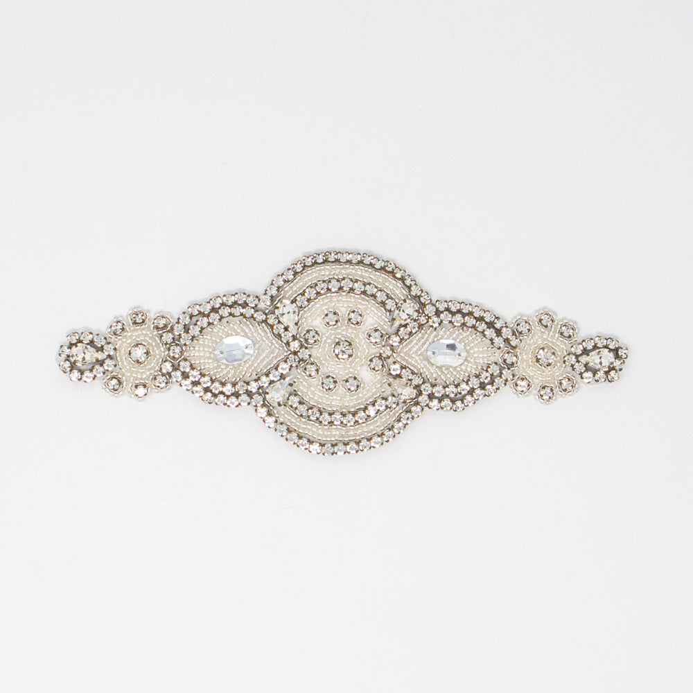 Silver Rhinestone Applique | Amelia