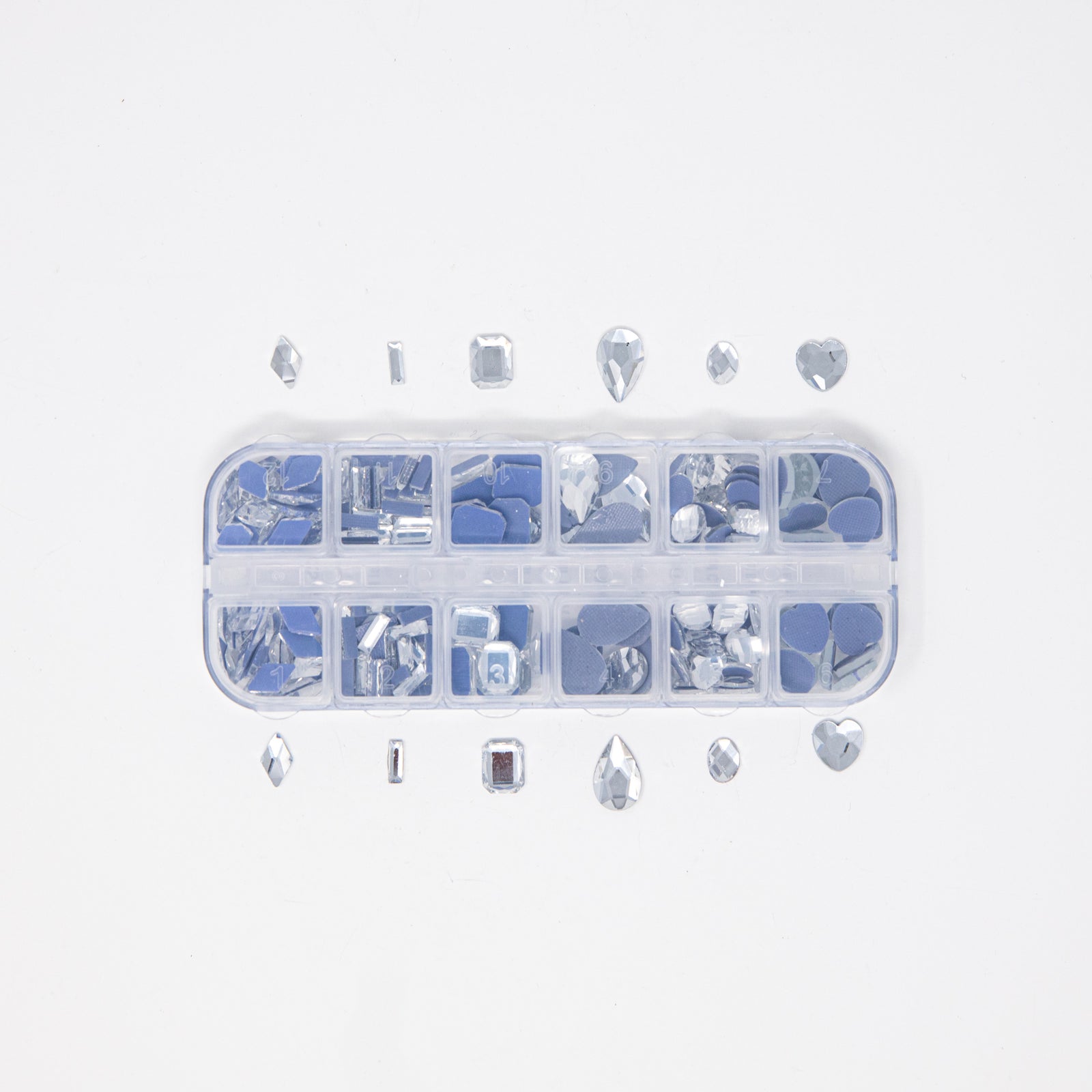 Clear Stone Fancy Shape Variety Pack - 6 Shapes