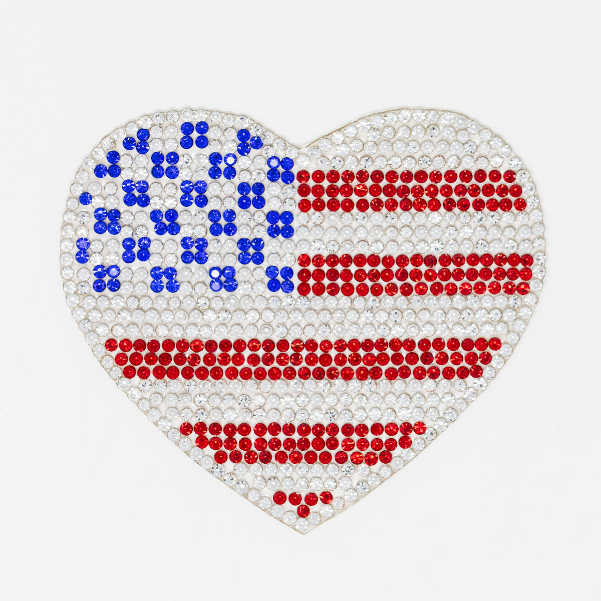 Patriotic Heart Applique