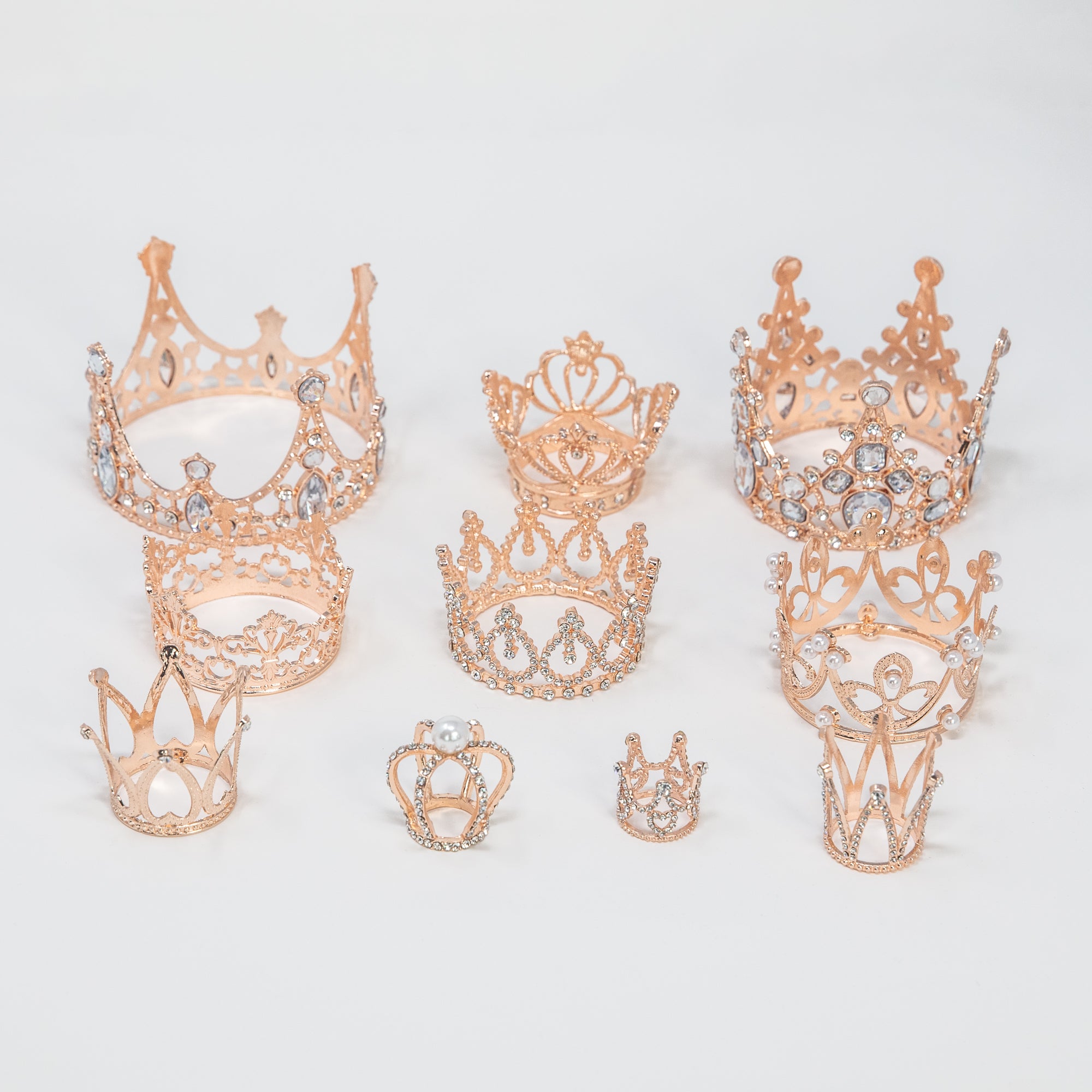 Mini Crowns Pack Rose Gold