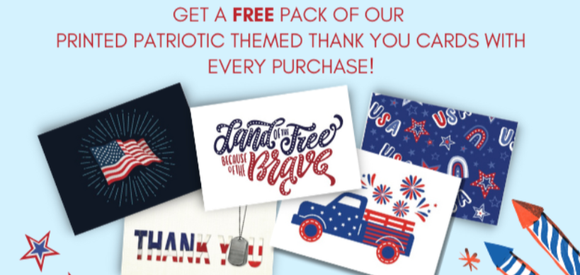 Patriotic Cards Set of 5