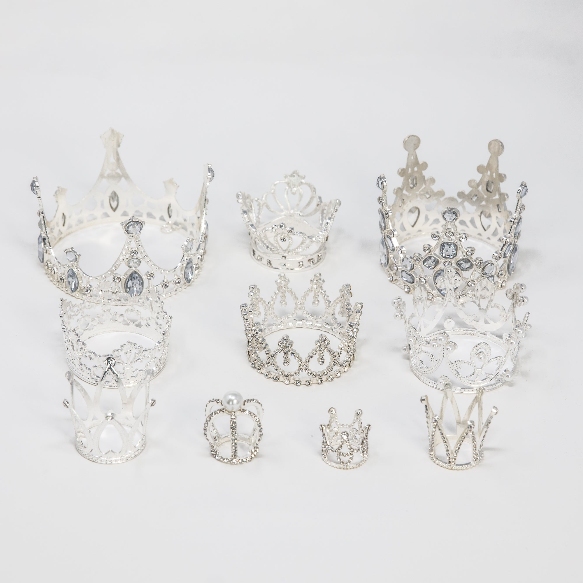 Mini Crowns Pack Silver