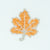 Orange Leaf Applique