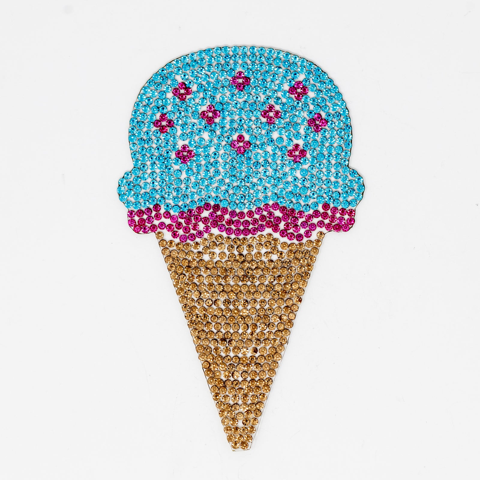 Totally Teal Ice Cream Applique
