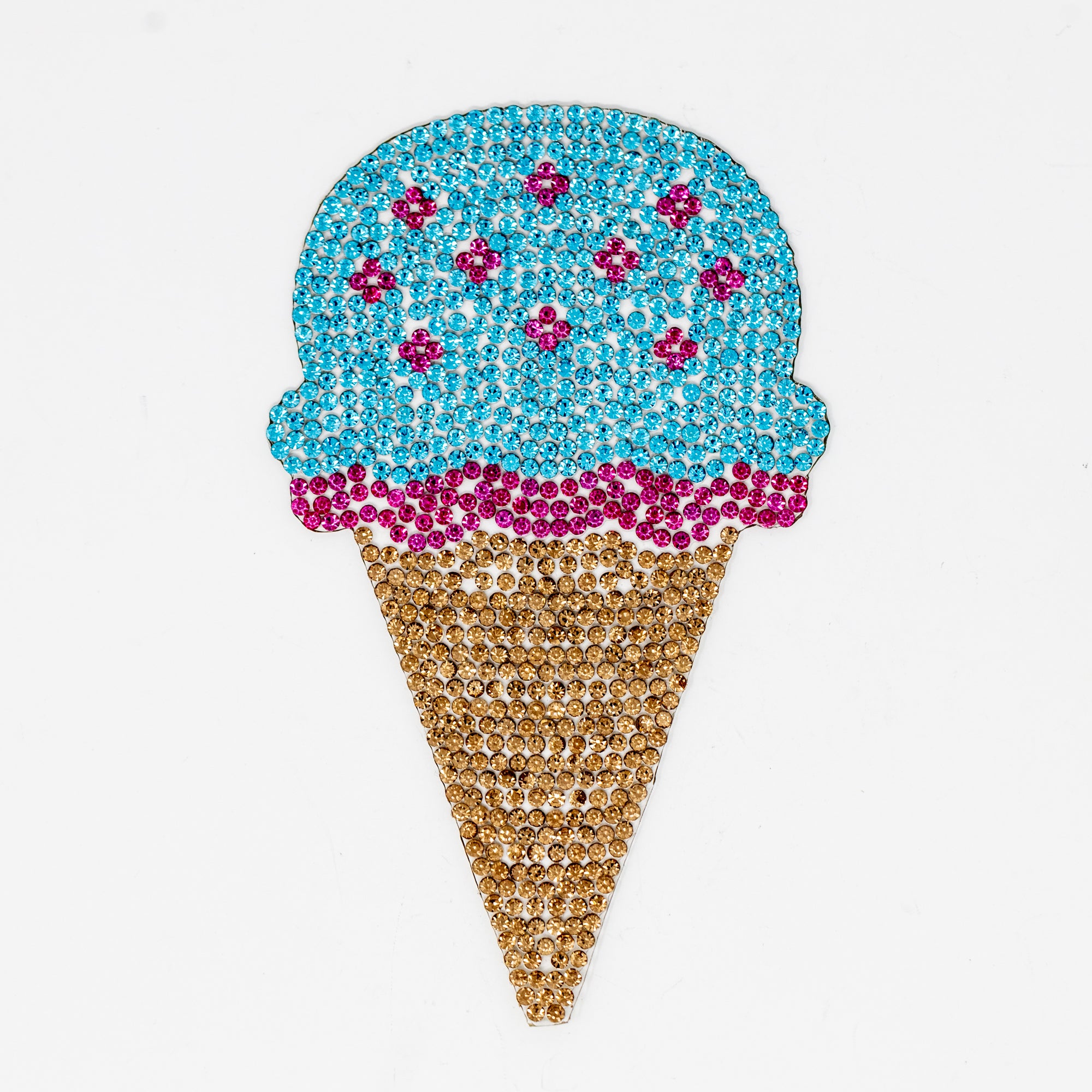 Totally Teal Ice Cream Applique