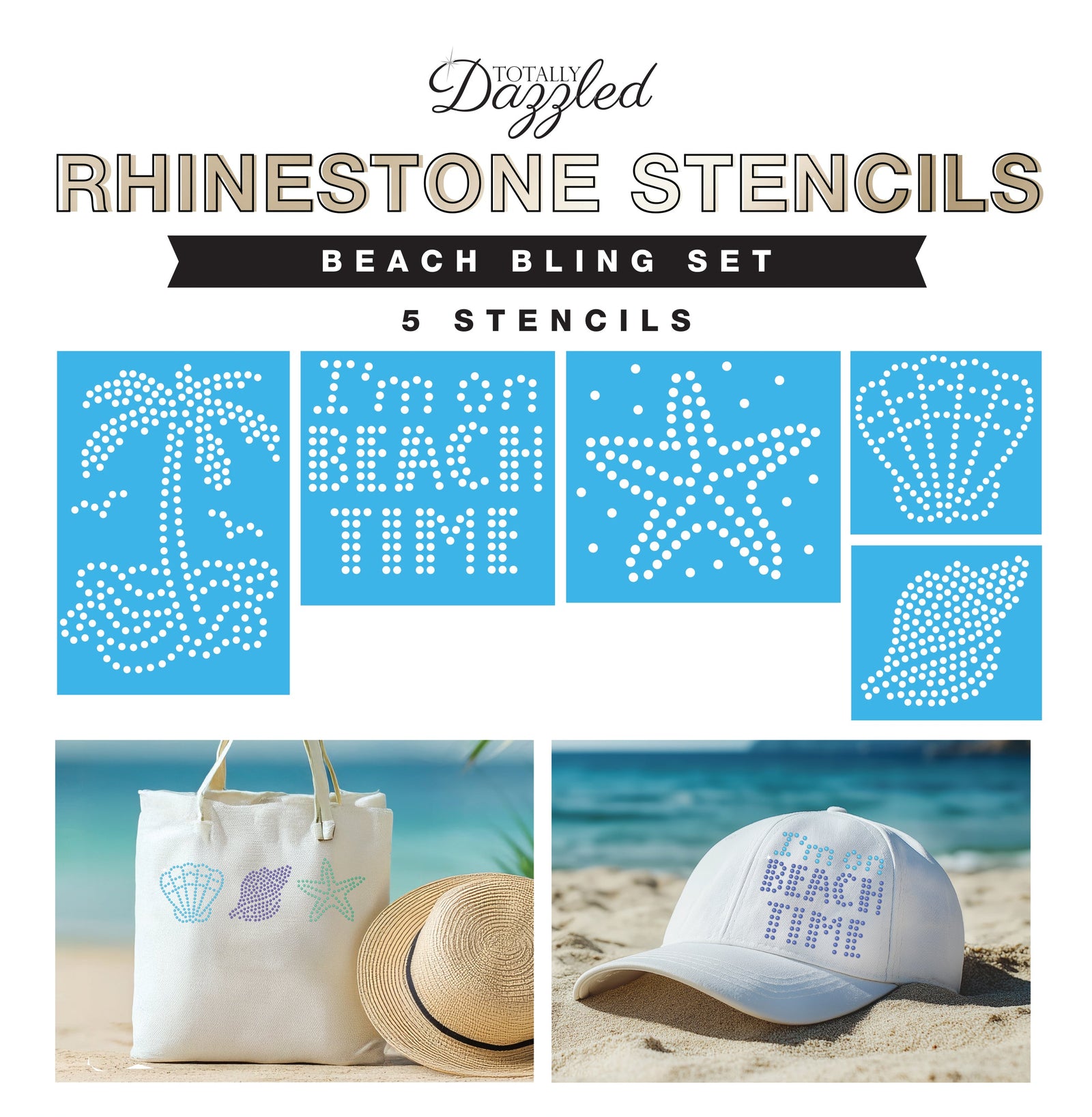 Beach Stencils |Set of 5