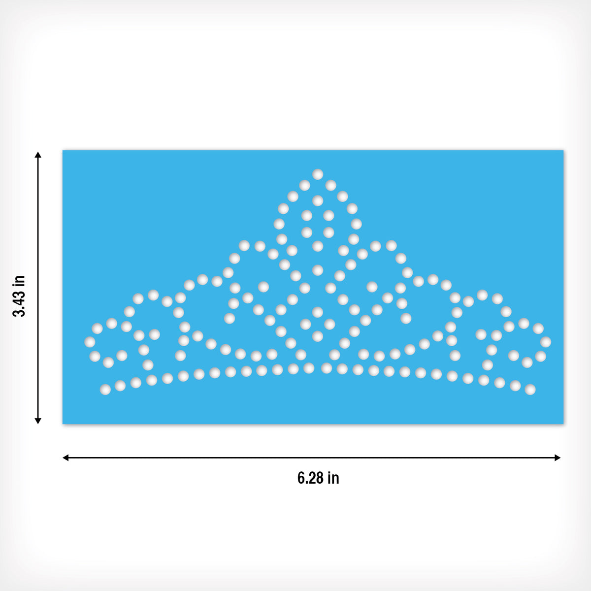 Crowns Rhinestone Stencil Set of 11 |Only $3.63 each