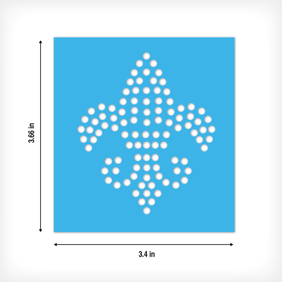 Fleur de Lis Rhinestone Stencil Set of 8 | Only $4.99 each