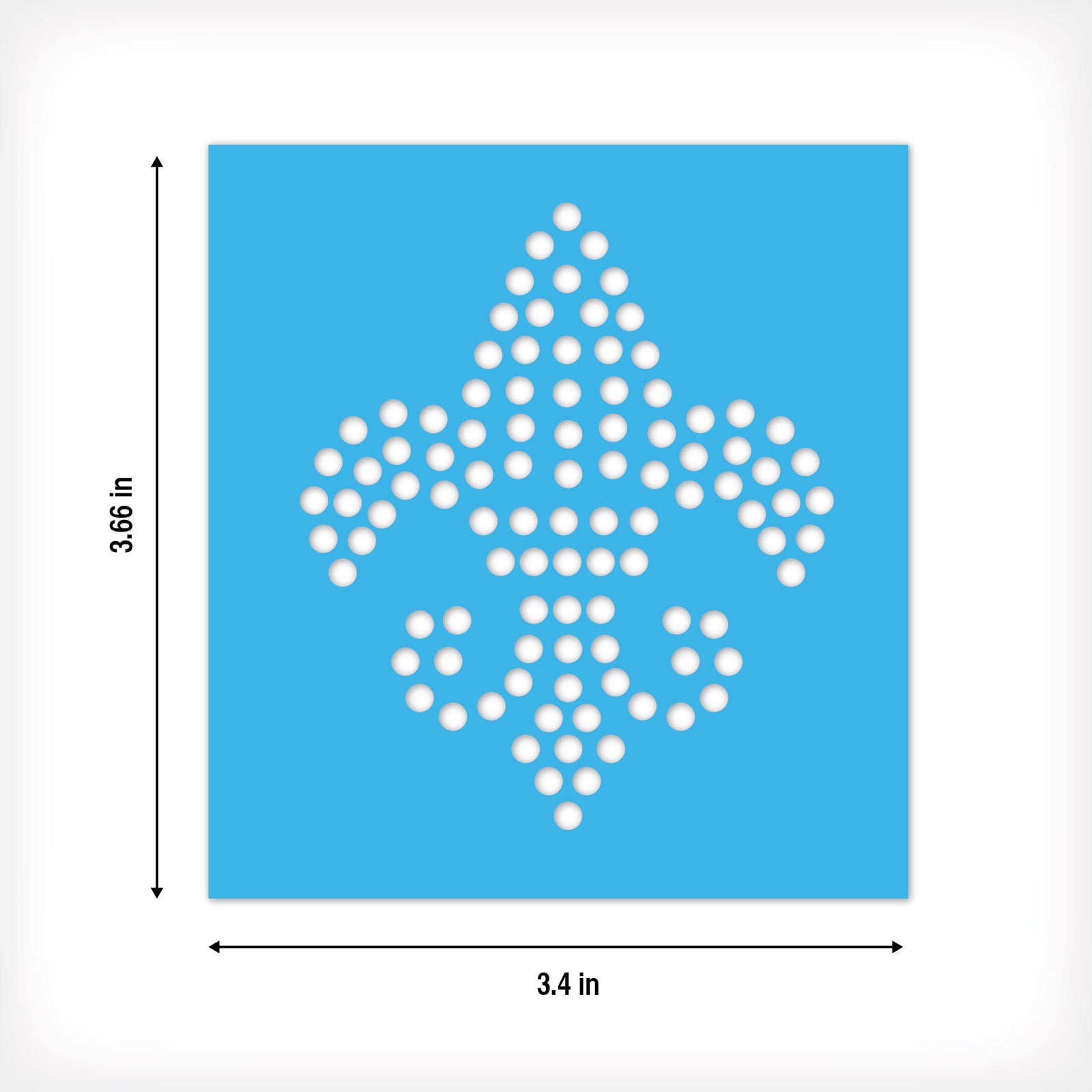 Fleur de Lis Rhinestone Stencil Set of 8 | Only $4.99 each