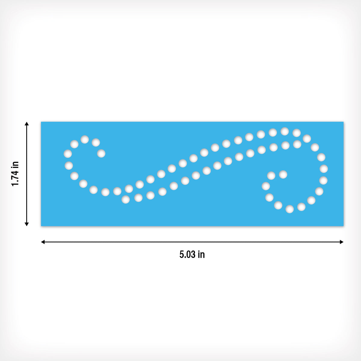 Flourish Rhinestone Stencil Set of 7 | Only $3.56