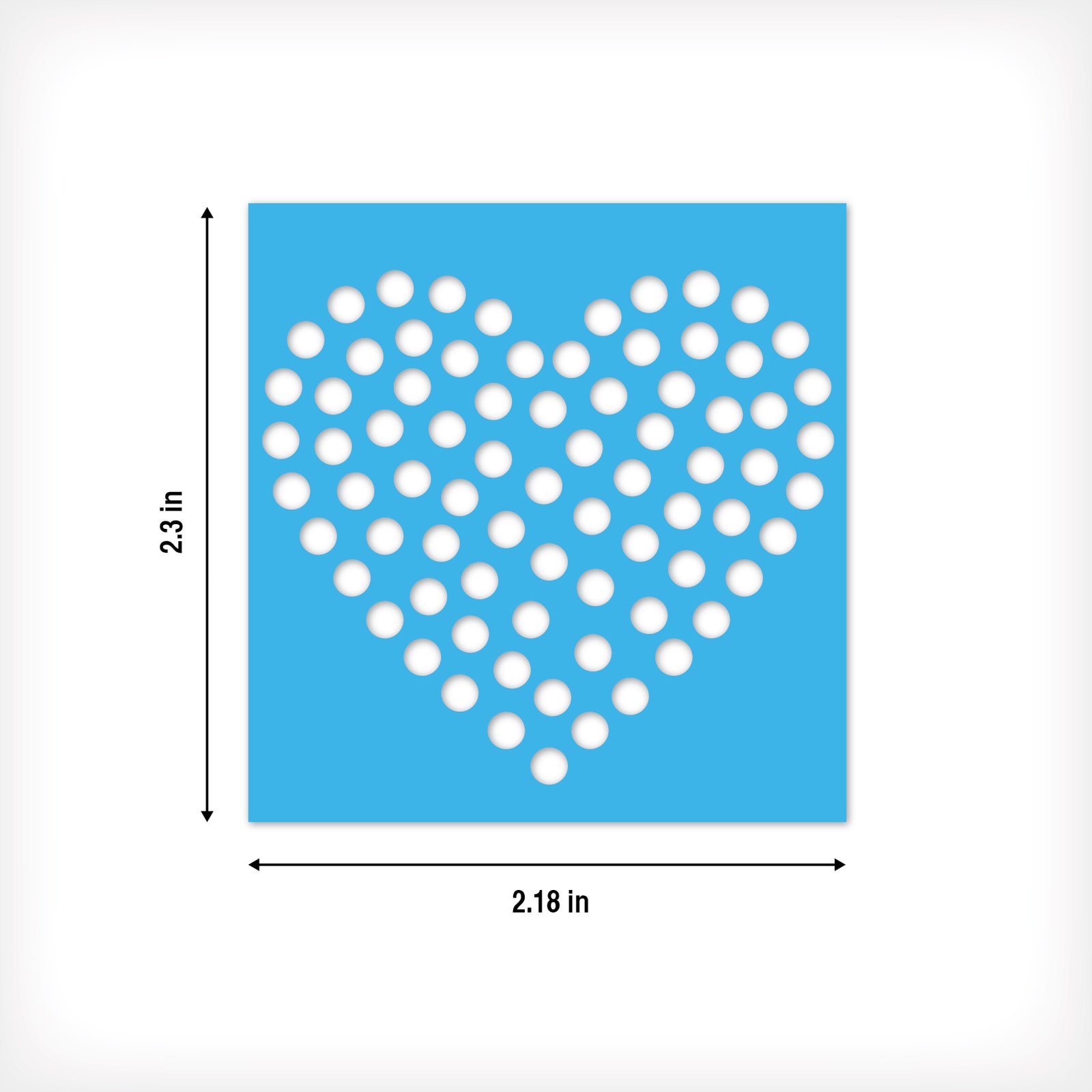 Hearts Rhinestone Stencil Set of 8 | Only $4.99 each