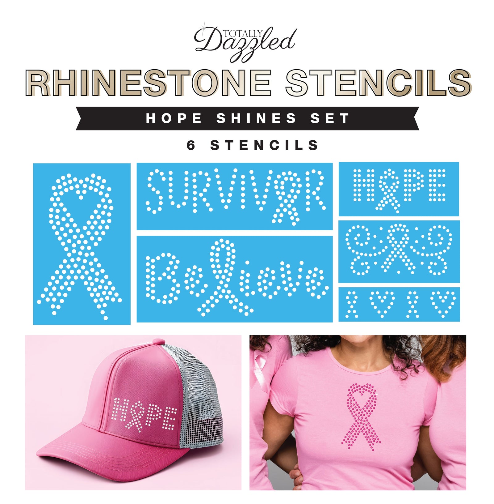 Awareness Stencils |Set of 6