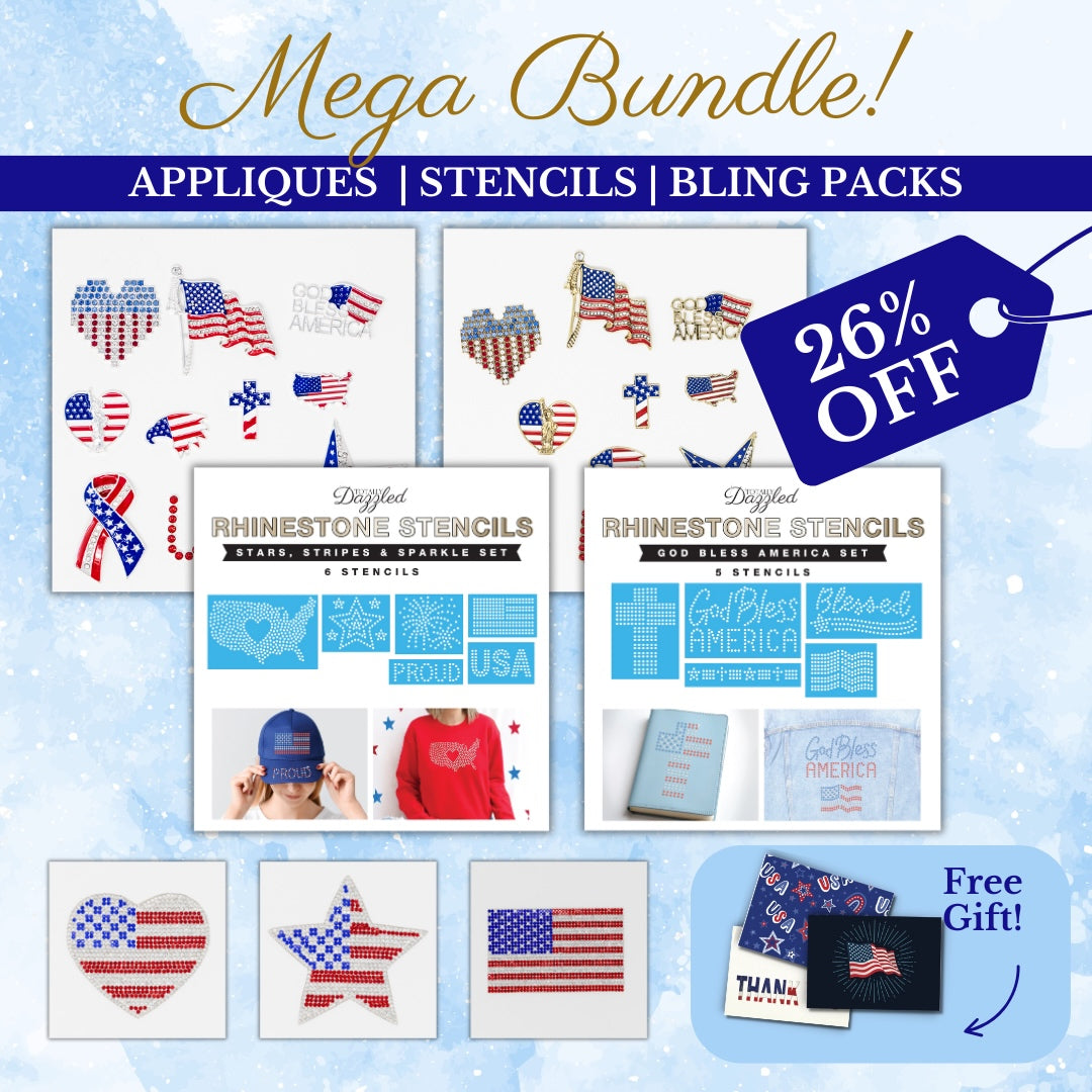patriotic embellishments and appliques
