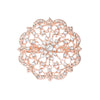 rose gold brooch