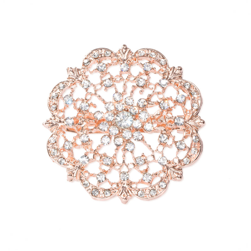 Rose Gold Rhinestone Wedding Embellishments - Totally Dazzled