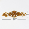 Gold Rhinestone Applique | Fiona