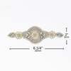 Silver Rhinestone Applique | Eleanor