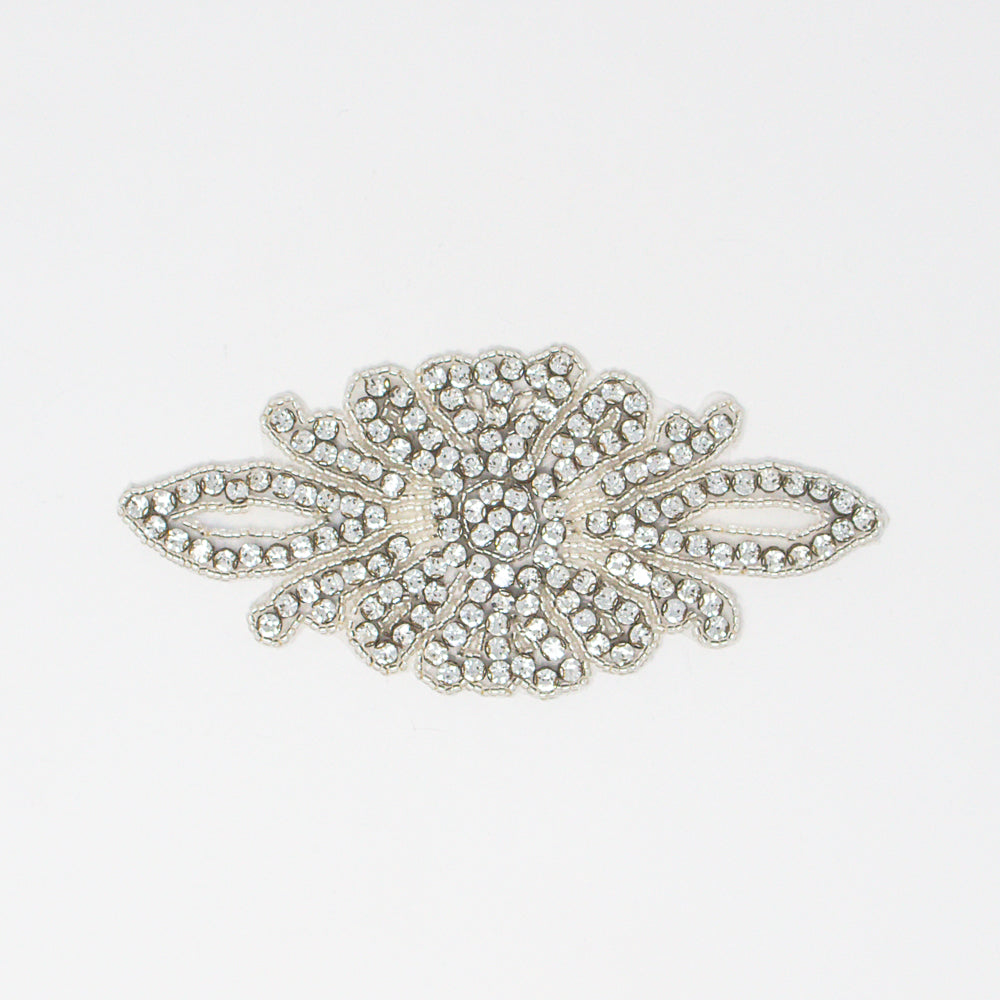 Vintage Rhinestone Applique for DIY Weddings and Crafts