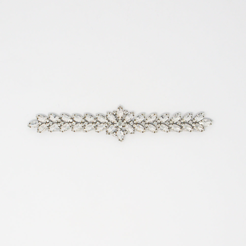 Vintage Rhinestone Applique for DIY Bridal belts and accessories and crafts