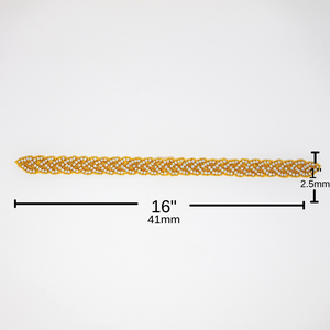 Gold Rhinestone Applique | Farrah