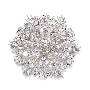 antique rhinestone brooch