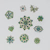 Bulk Aquamarine Stone Brooches and Embellishments