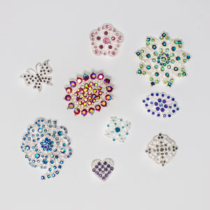 Rainbow Assortment Bulk Brooch Embellishments