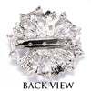 Silver Rhinestone Brooches