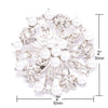 Silver Rhinestone Brooches Wholesale
