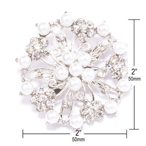 Silver Rhinestone Brooches Wholesale
