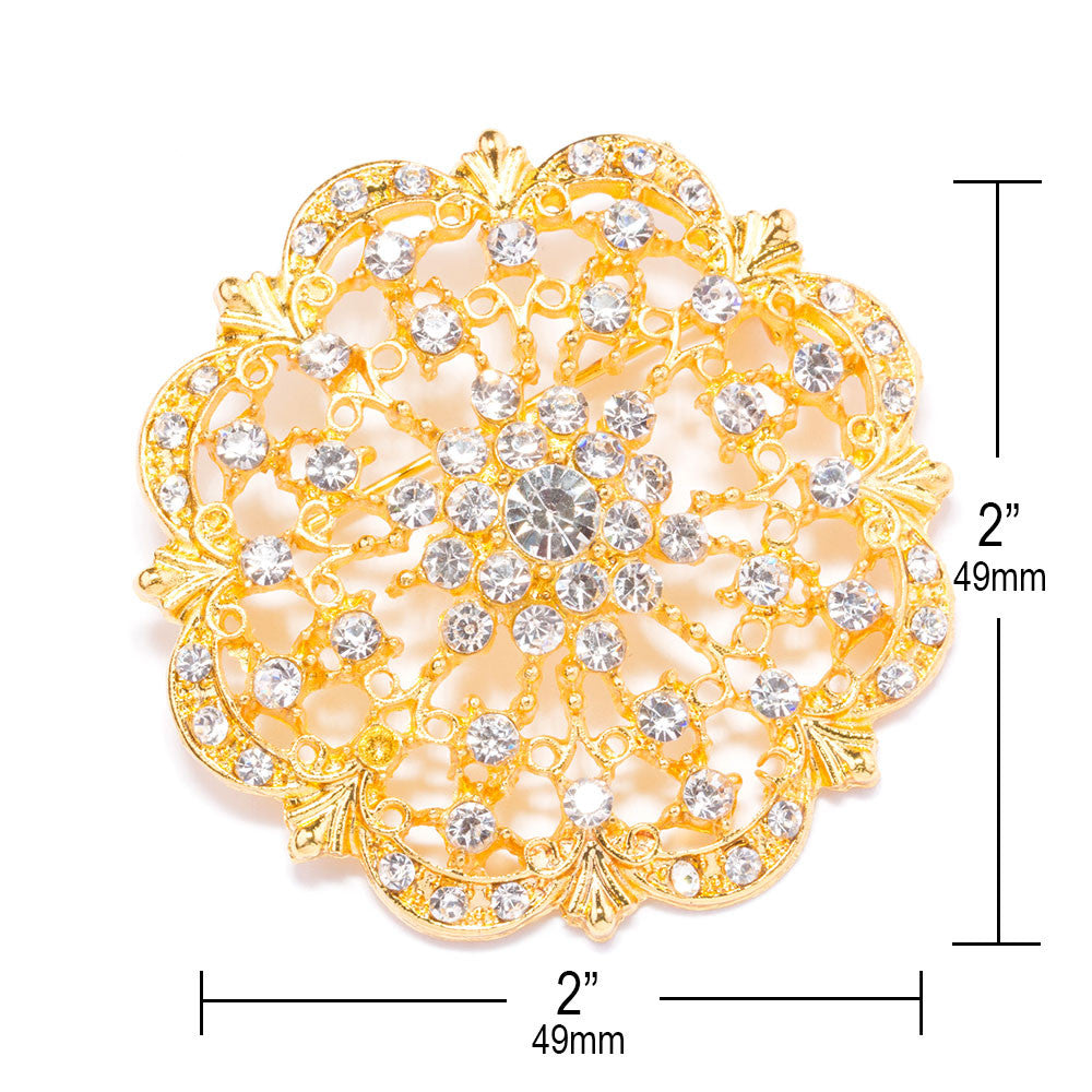 fashion cute crown Custom Gold Silver rhinestone Broches Pin