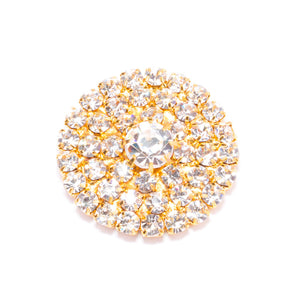 Gold Rhinestone Invitation Embellishments